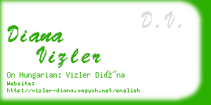 diana vizler business card